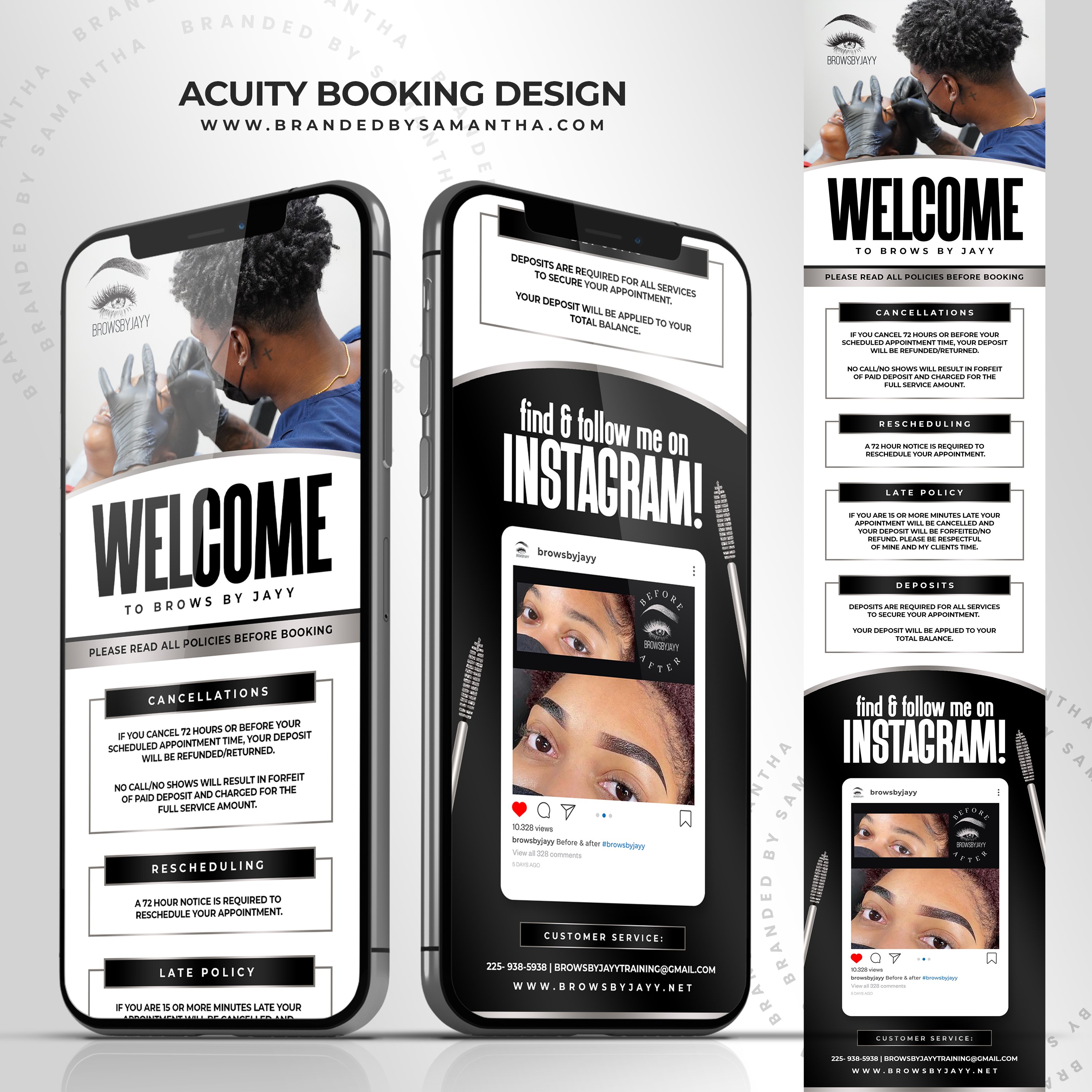 Acuity Booking Design