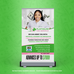 Tax Pro Retractable Banner Design