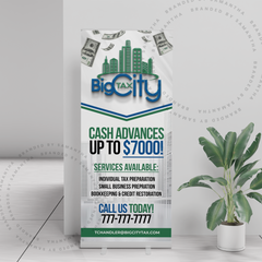Tax Pro Retractable Banner Design