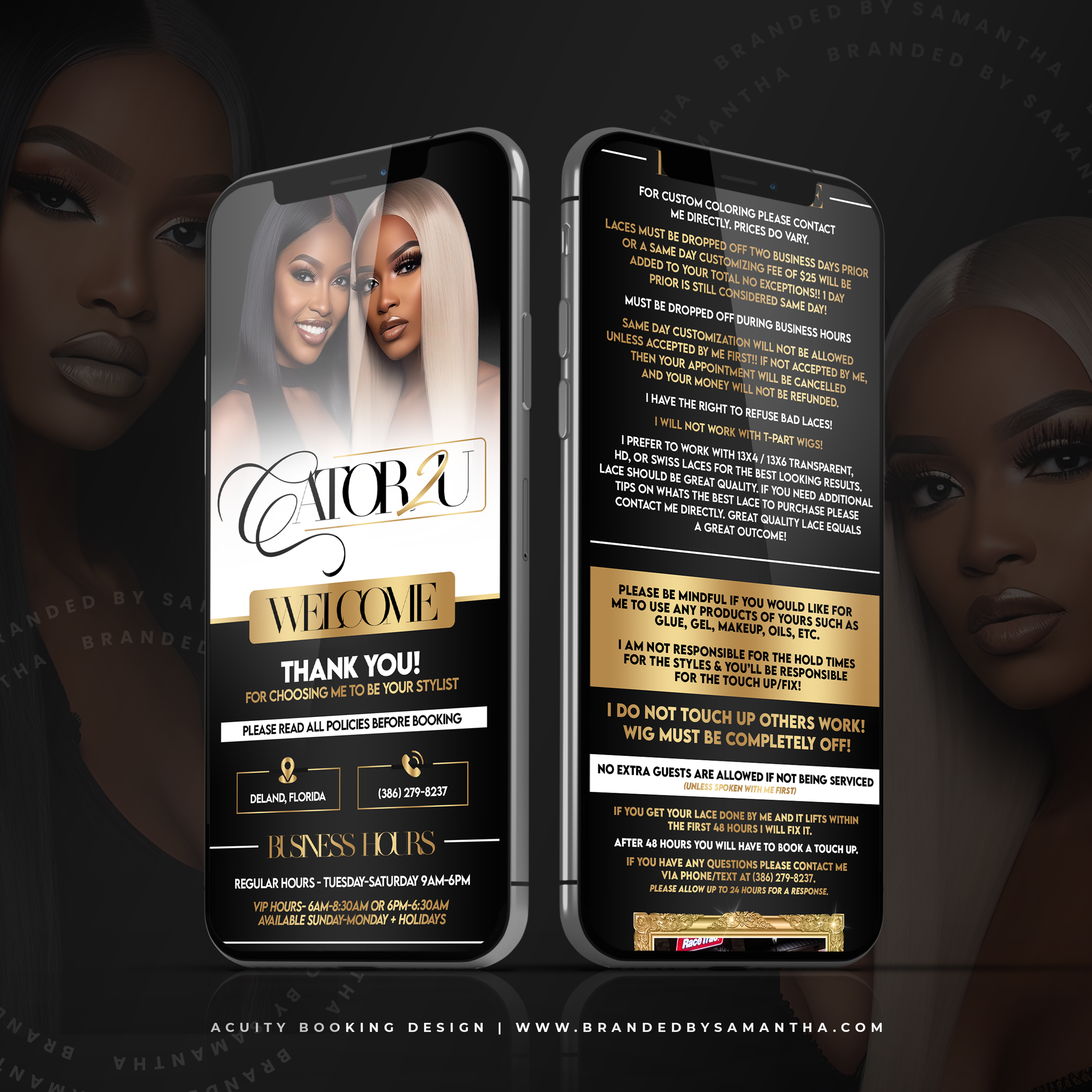 Acuity Booking Design