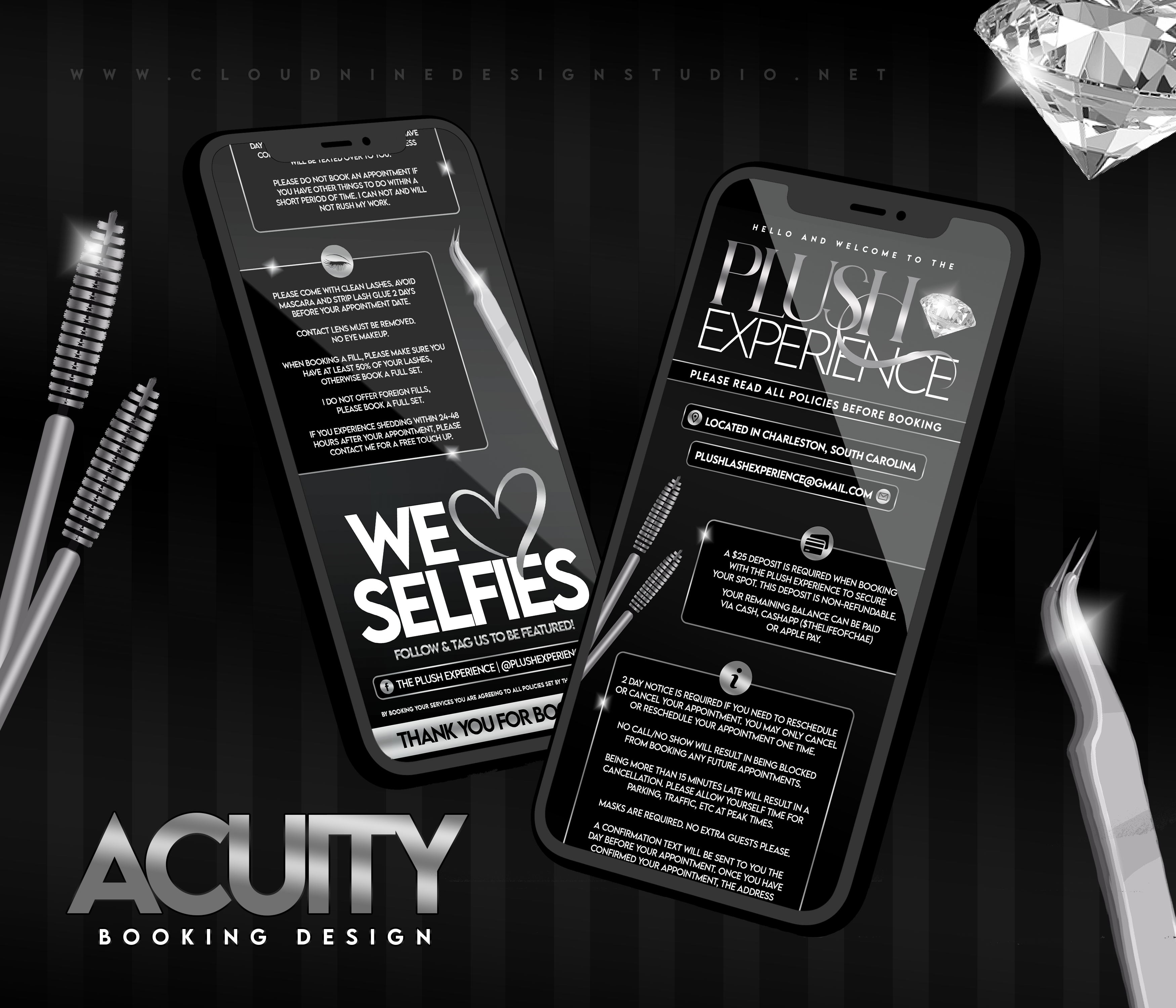 Acuity Booking Design