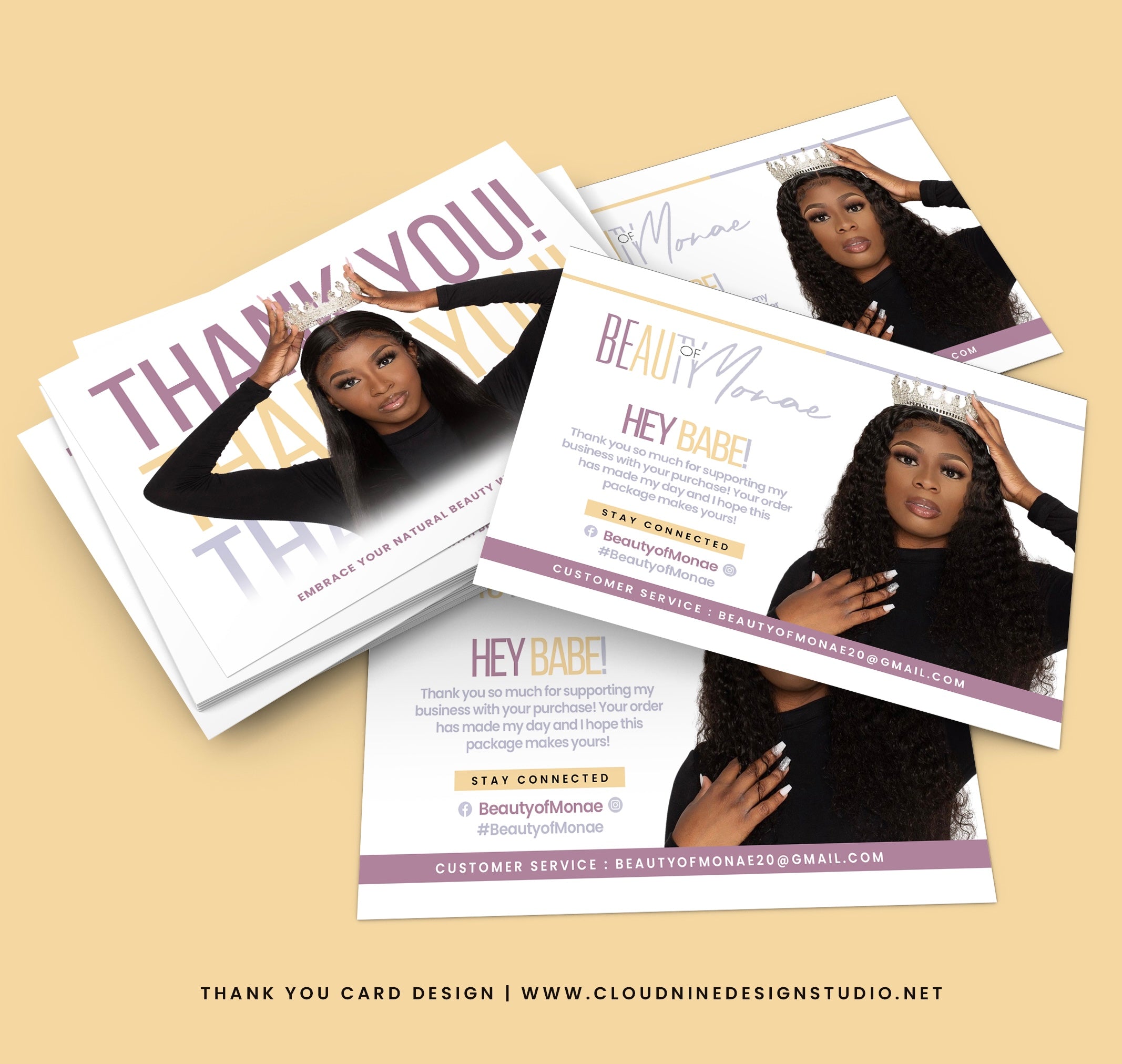 Thank You Card Design